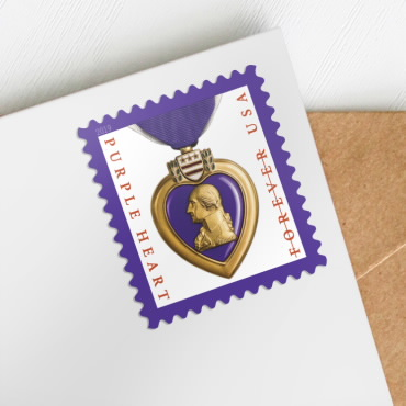 Purple Heart Medal 2019 Forever Stamps, Sheet of 20