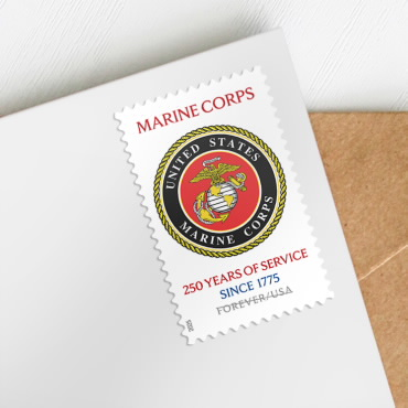 U.S. Marine Corps 250th Stamps, Sheet of 20