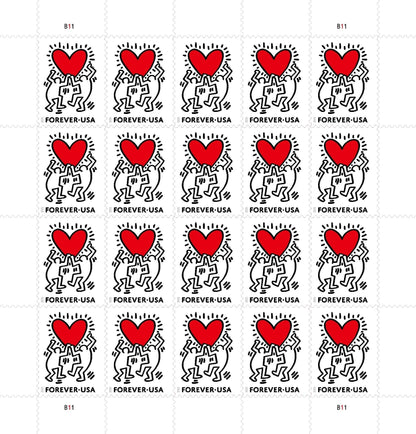 2025 Love Forever First Class Postage Stamps image 0